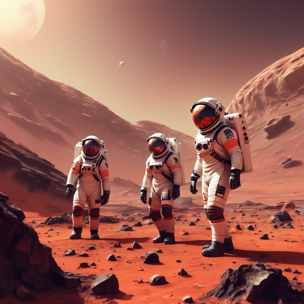 Астронавти на Марсі