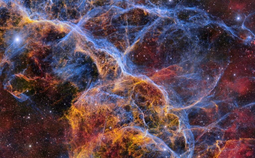 Остаток сверхновой в созвездии Парусов
