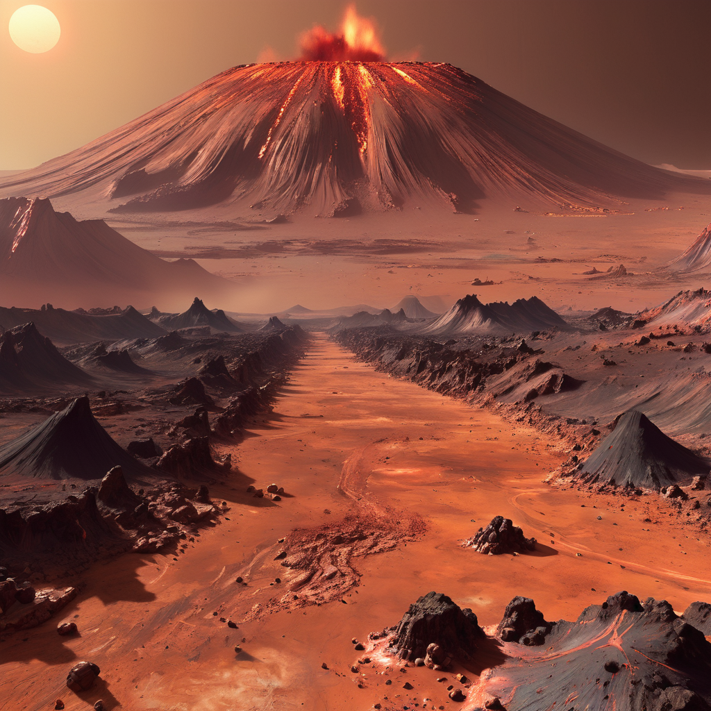 Відкритий гігантський вулкан на Марсі може бути прихистком для життя