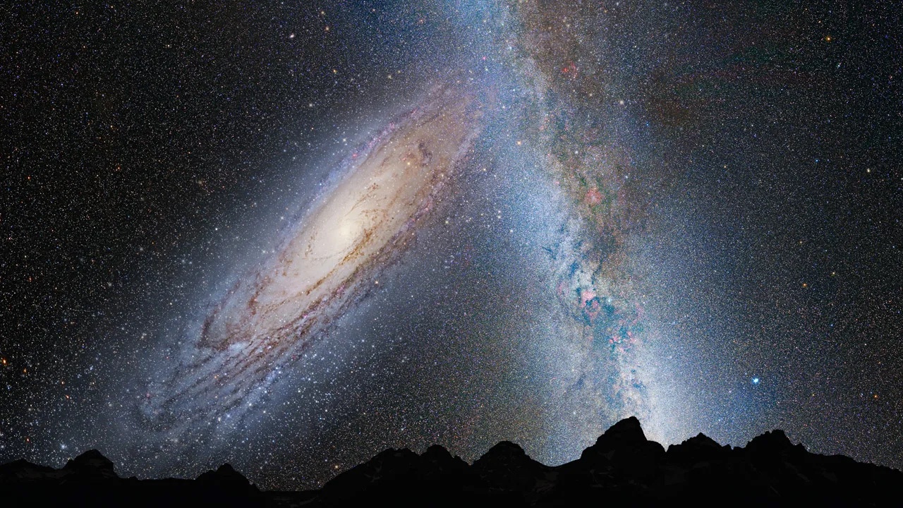 Чумацький Шлях і Туманність Андромеди розпочали обмін зорями