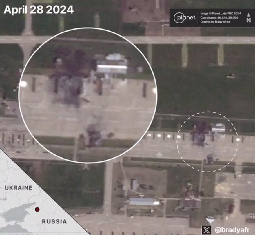 Супутники побачили наслідки удару дронів по аеродрому «Кущевская»
