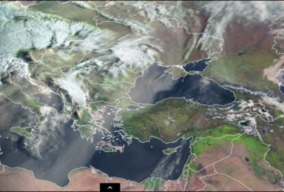 Супутникові знімки: пил із Сахари дістався України