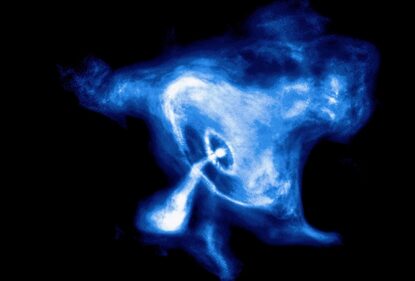 Рентгеновское изображение Крабовидной туманности