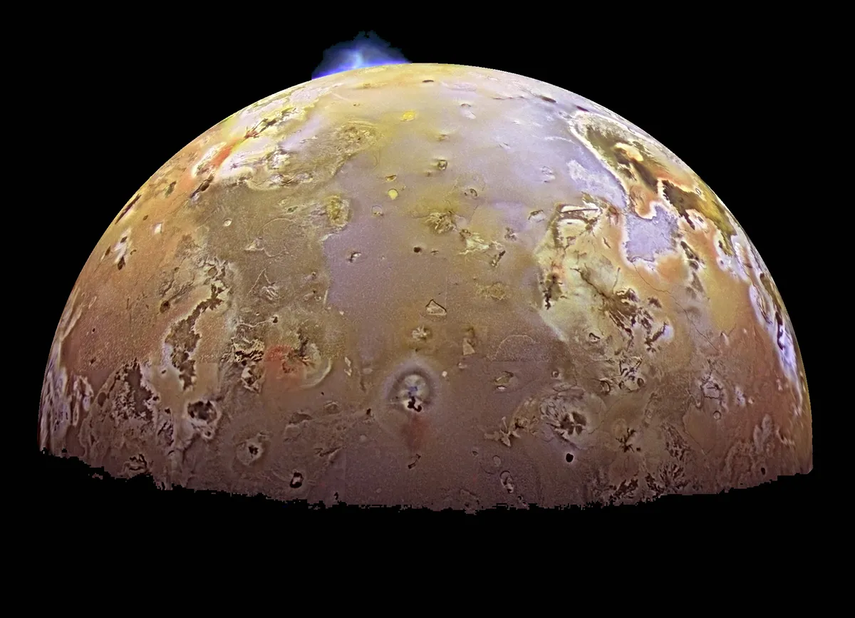 4.5 billion-year-long eruption: Volcanic activity on Io has been ongoing since the formation of the moon