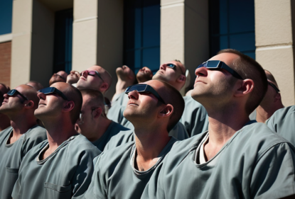 Ув'язнені вимагають спостерігати за сонячним затемненням 8 квітня