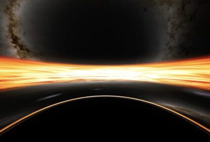 Симуляція падіння в чорну діру від NASA