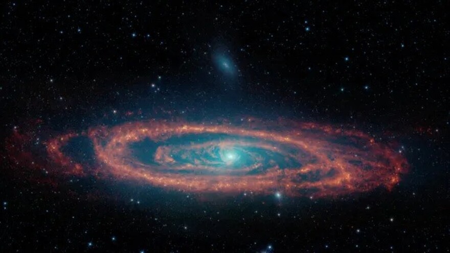 Надмасивна чорна діра в сусідній галактиці «їсть» дуже охайно