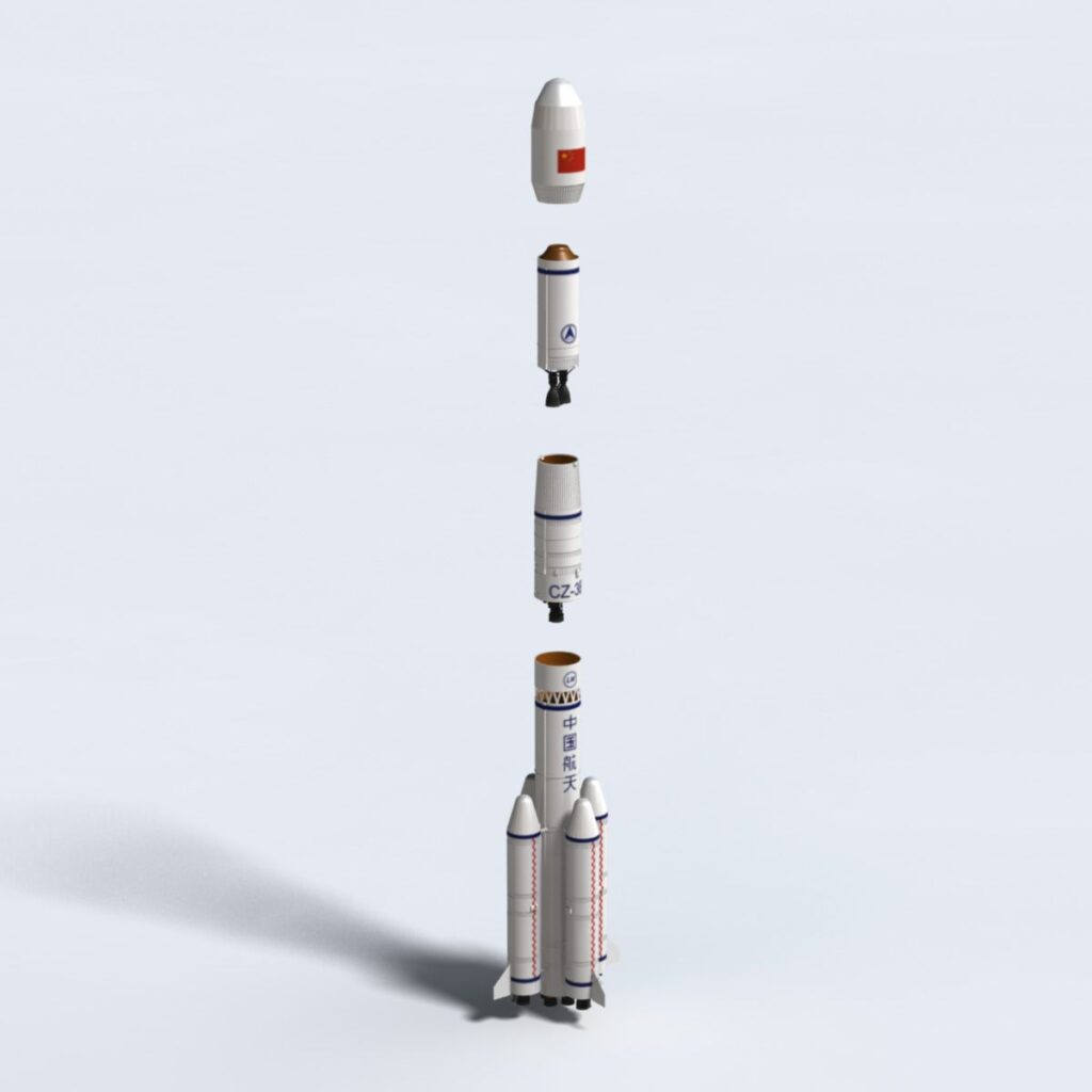 Конструкція ракети  «Чанчжен-3В»