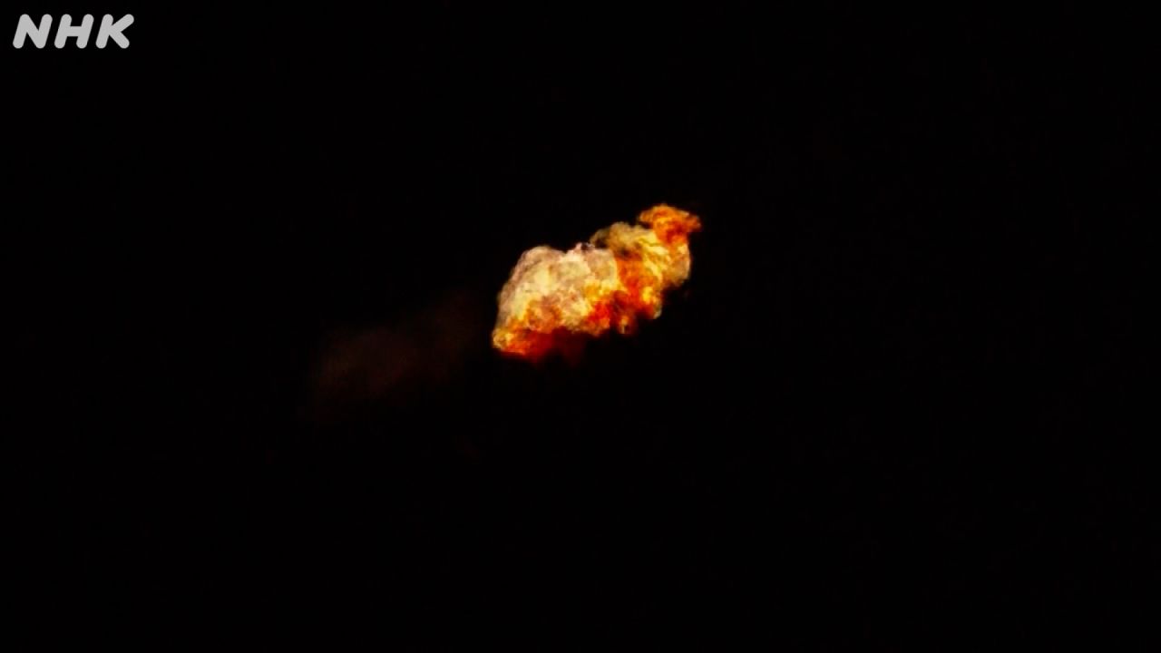 Северокорейская ракета взорвалась в небе над Китаем (видео)