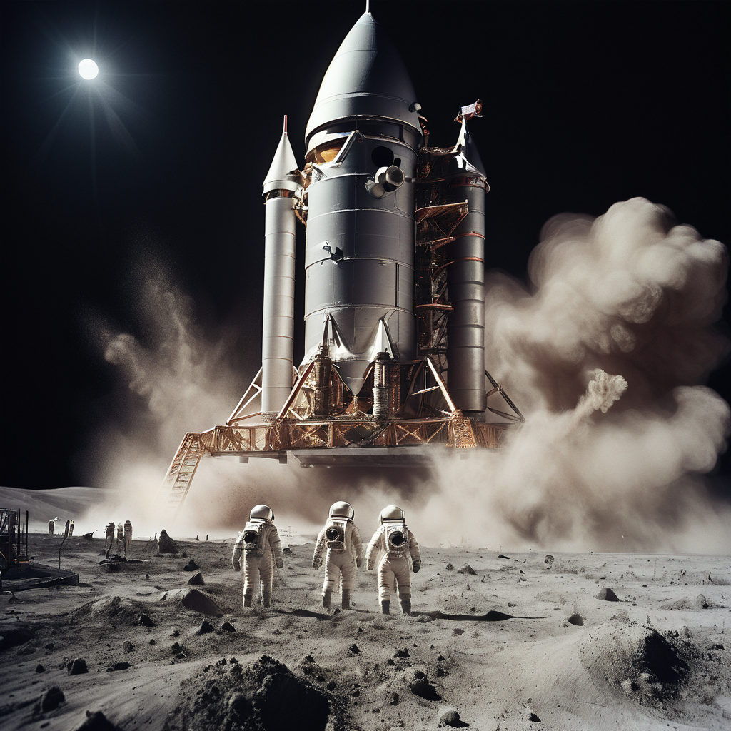 Лунная пыль создает опасный пескоструйный эффект от ракетных двигателей