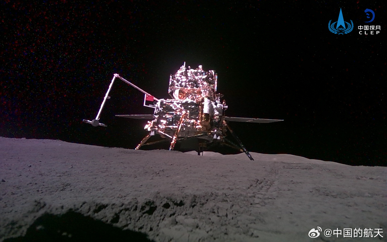 Взлет с обратной стороны Луны: китайский зонд взял пробу лунного грунта и направился к Земле