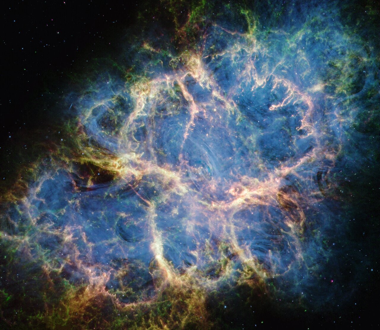 Телескоп James Webb разгадывает тайну рождения Крабовидной туманности