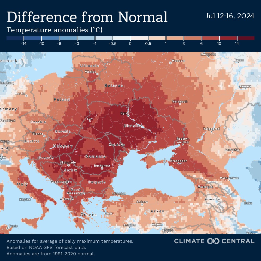 Спека в Україні.