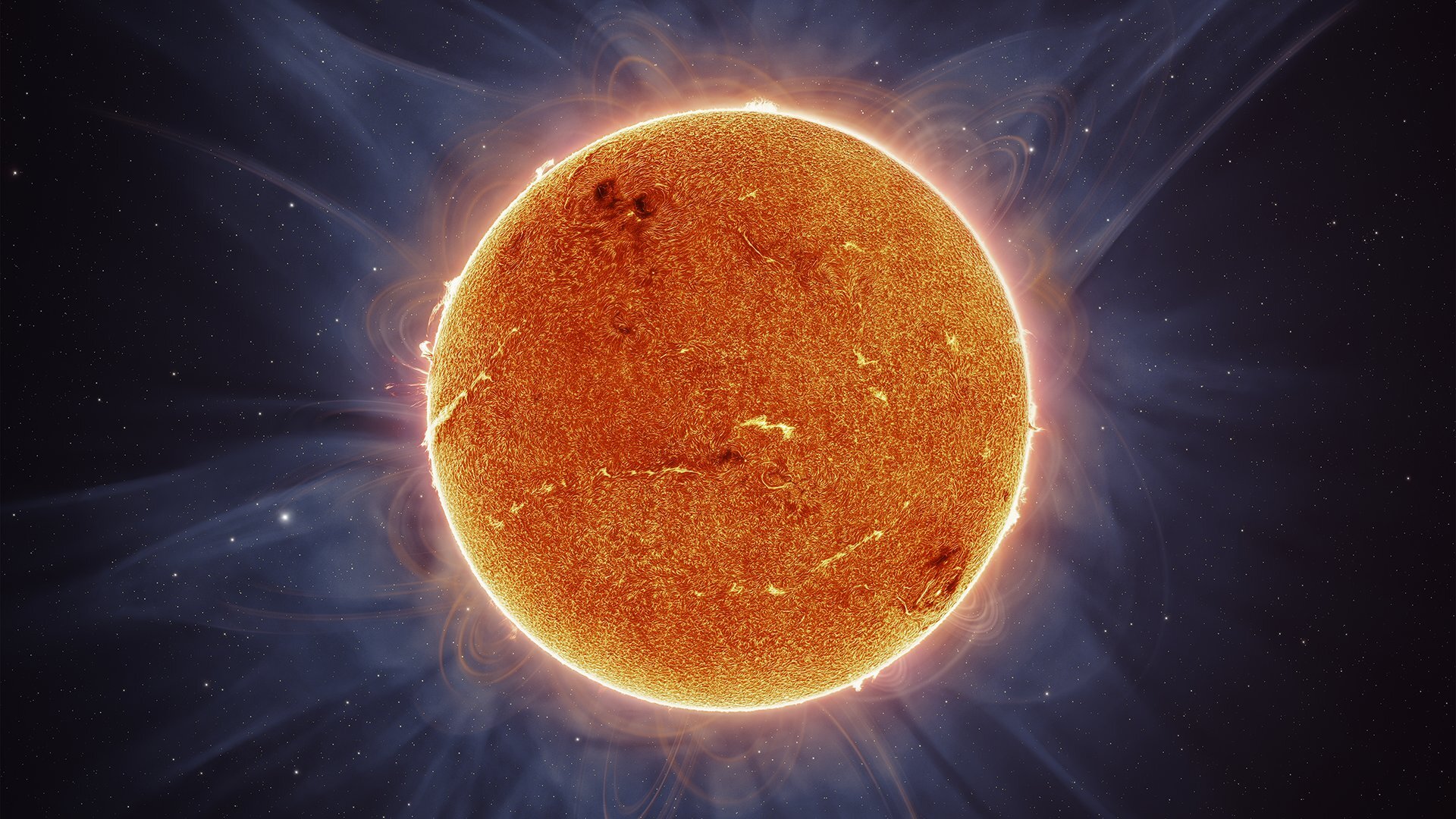 We’ve never seen it like this before: Epic portrait of the Sun is published