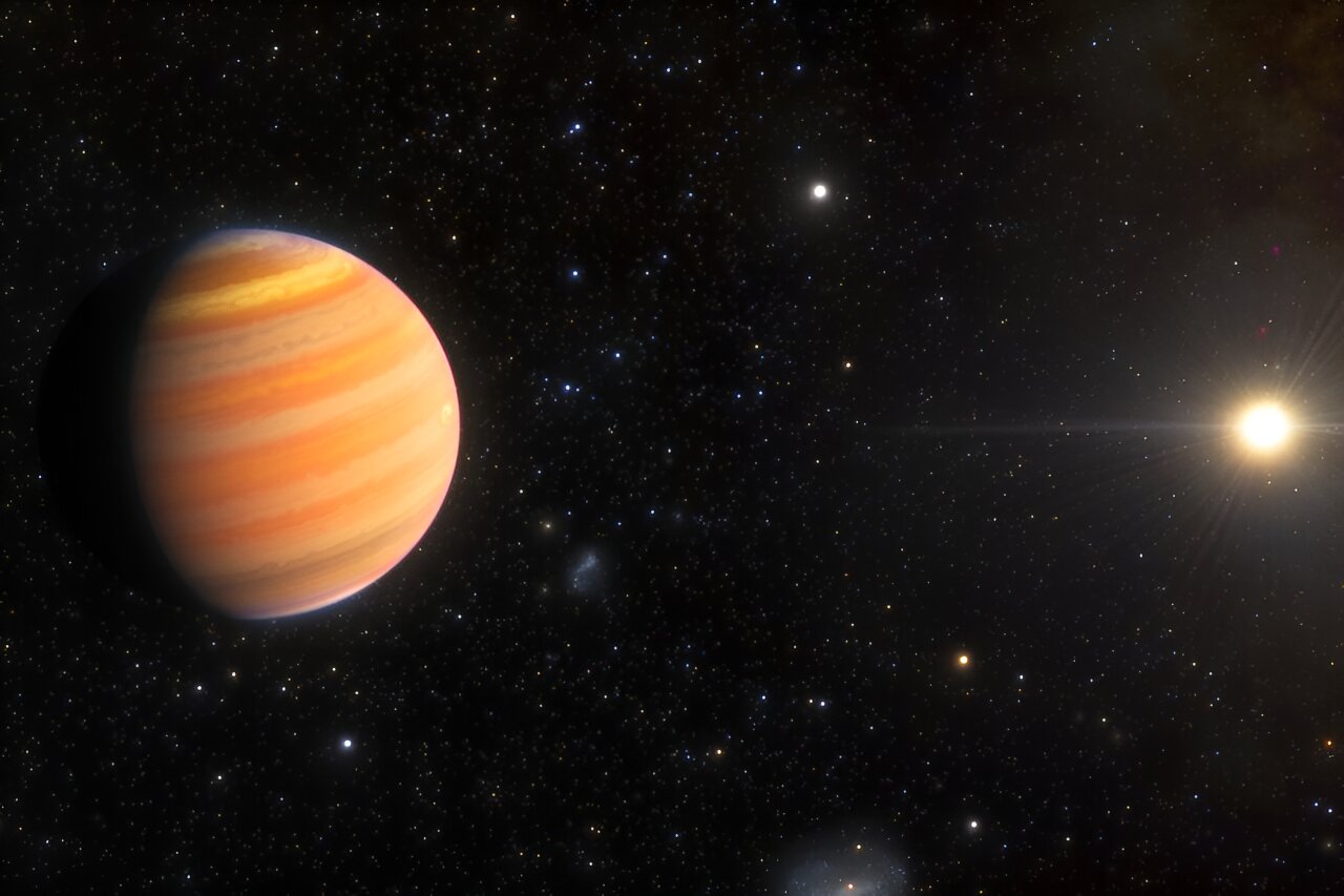 Gas giant turns into a “hot Jupiter