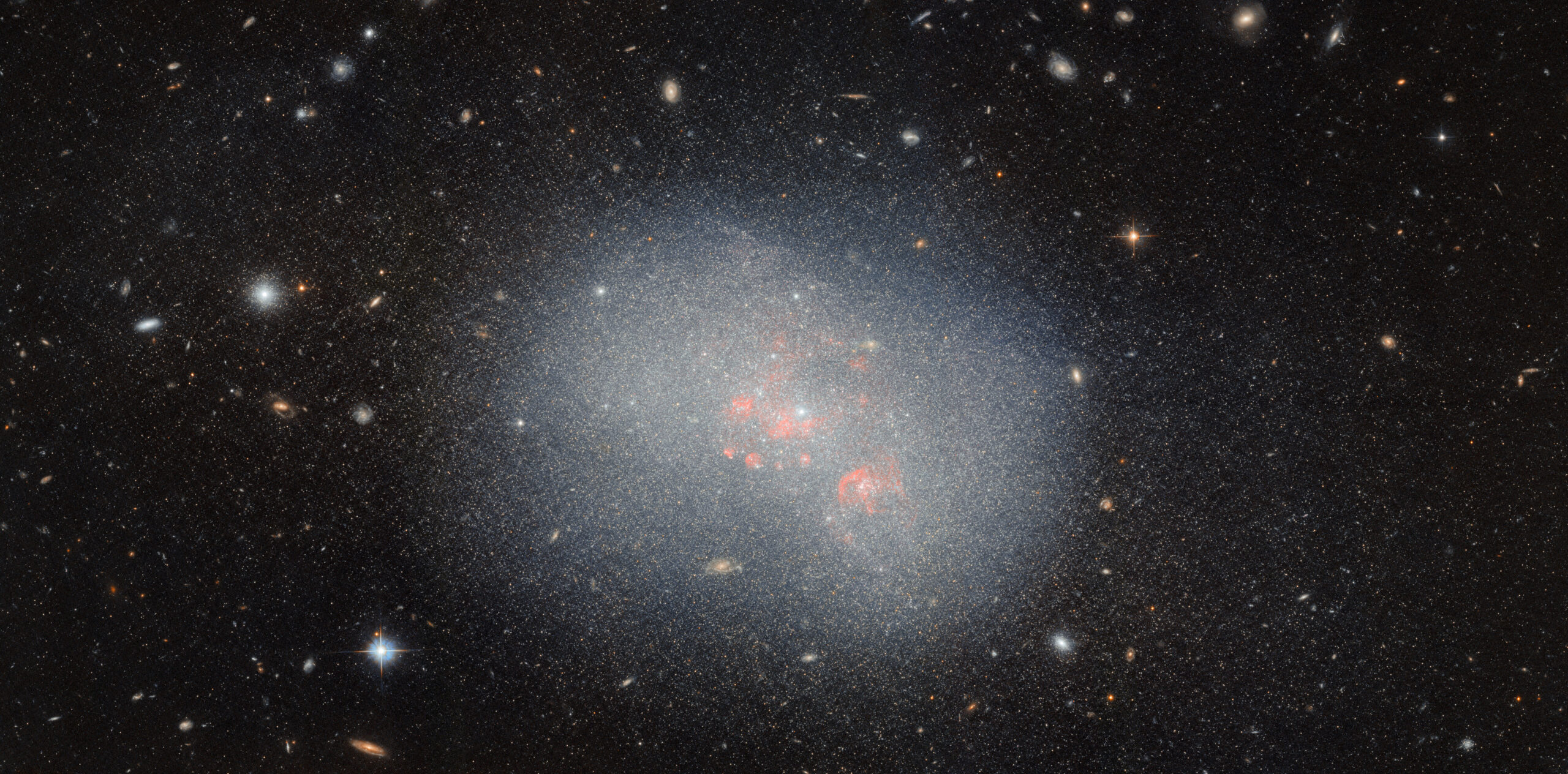 Constructor galaxy: Hubble telescope photographs an unusual neighbor of the Milky Way
