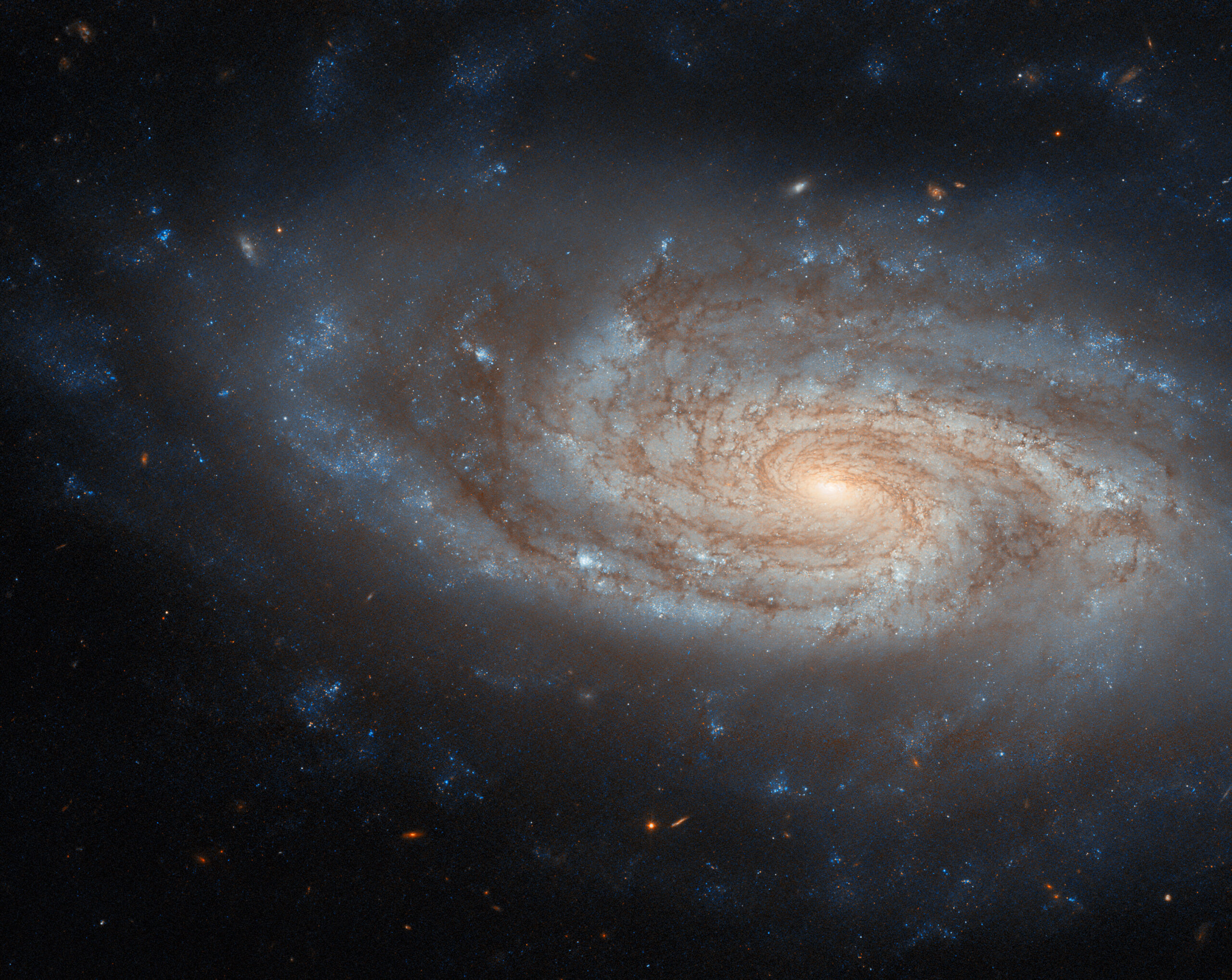 Classic spiral: Hubble photographs a galaxy without bar