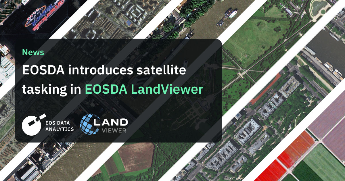 Satellites from EOS Data Analytics will photograph the desired location on Earth