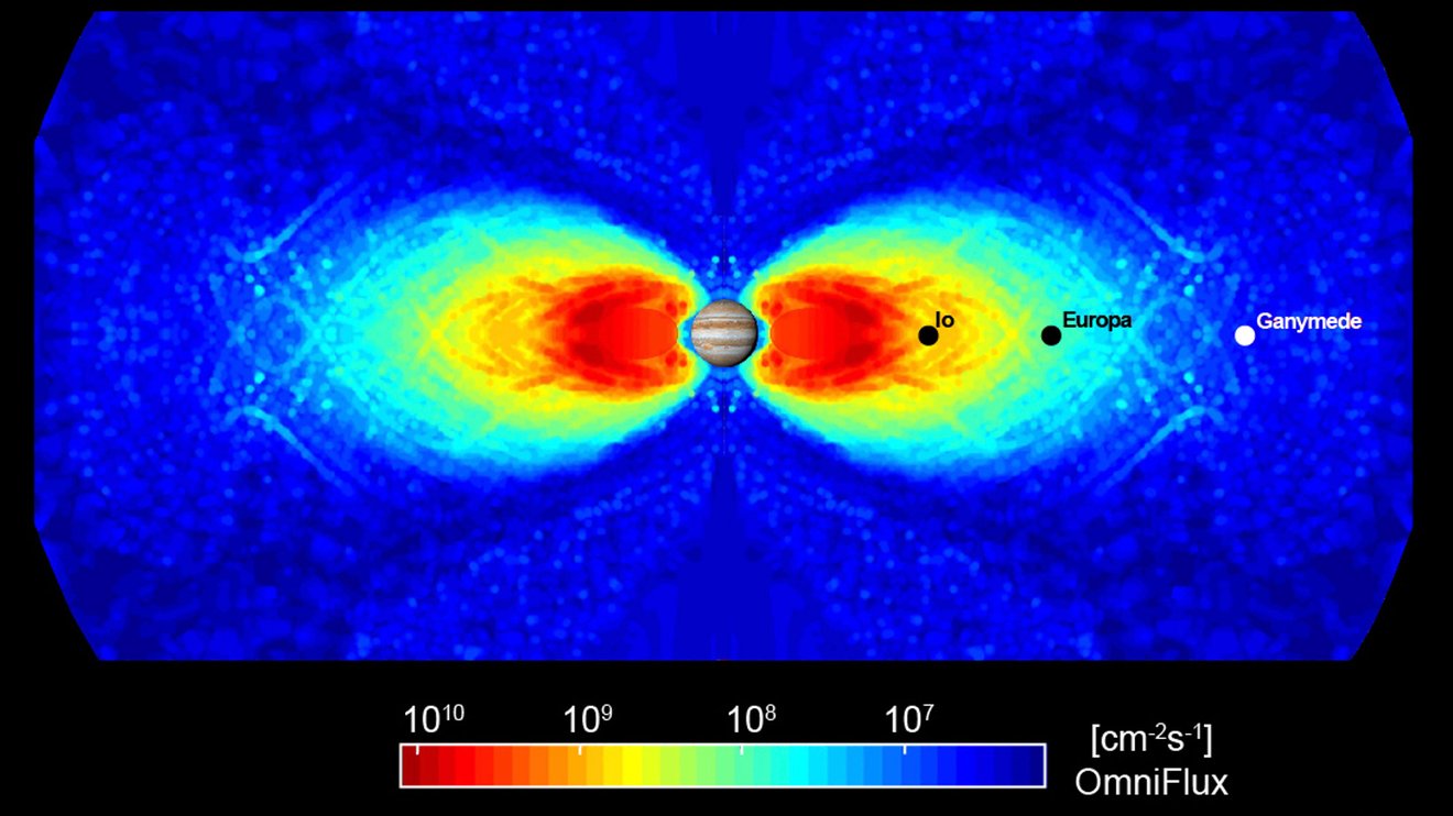 Finding “fireflies”: Juno makes a radiation map of Jupiter