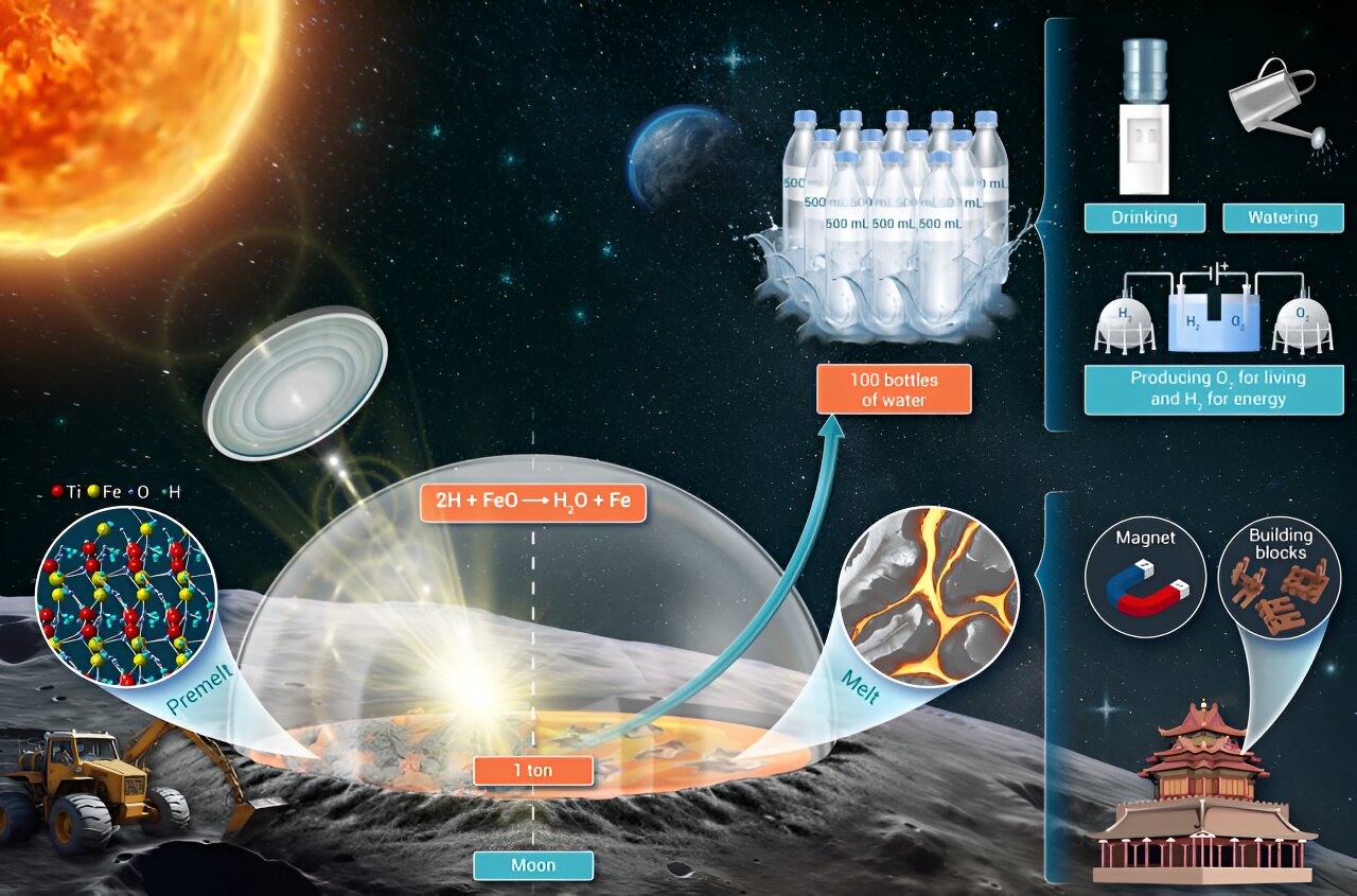 New technology for extracting water on the Moon