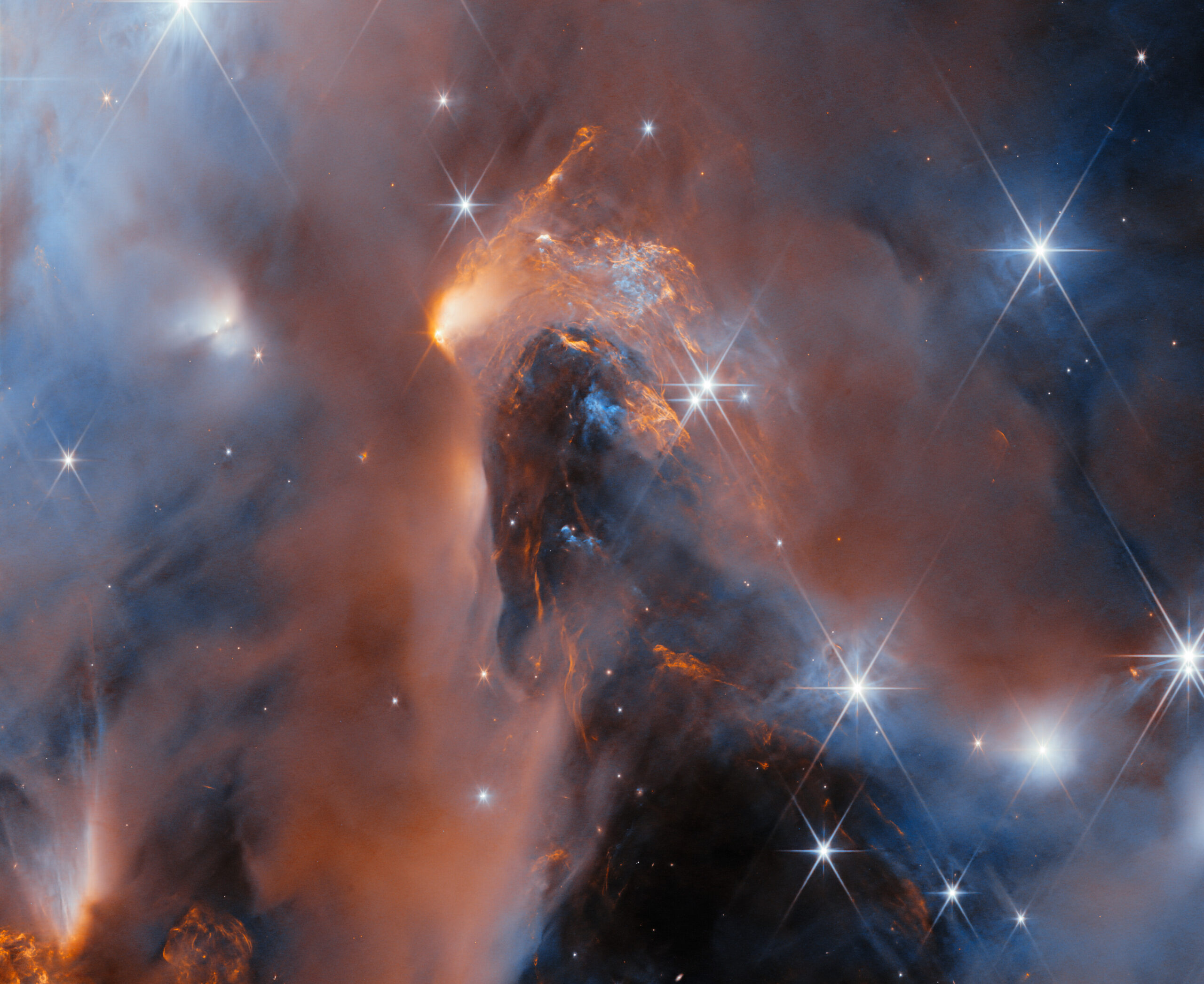 James Webb looks into a stellar nursery in the constellation Perseus