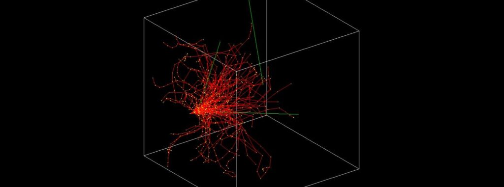 Візуалізація того, як матеріали затримують заряджені частинки