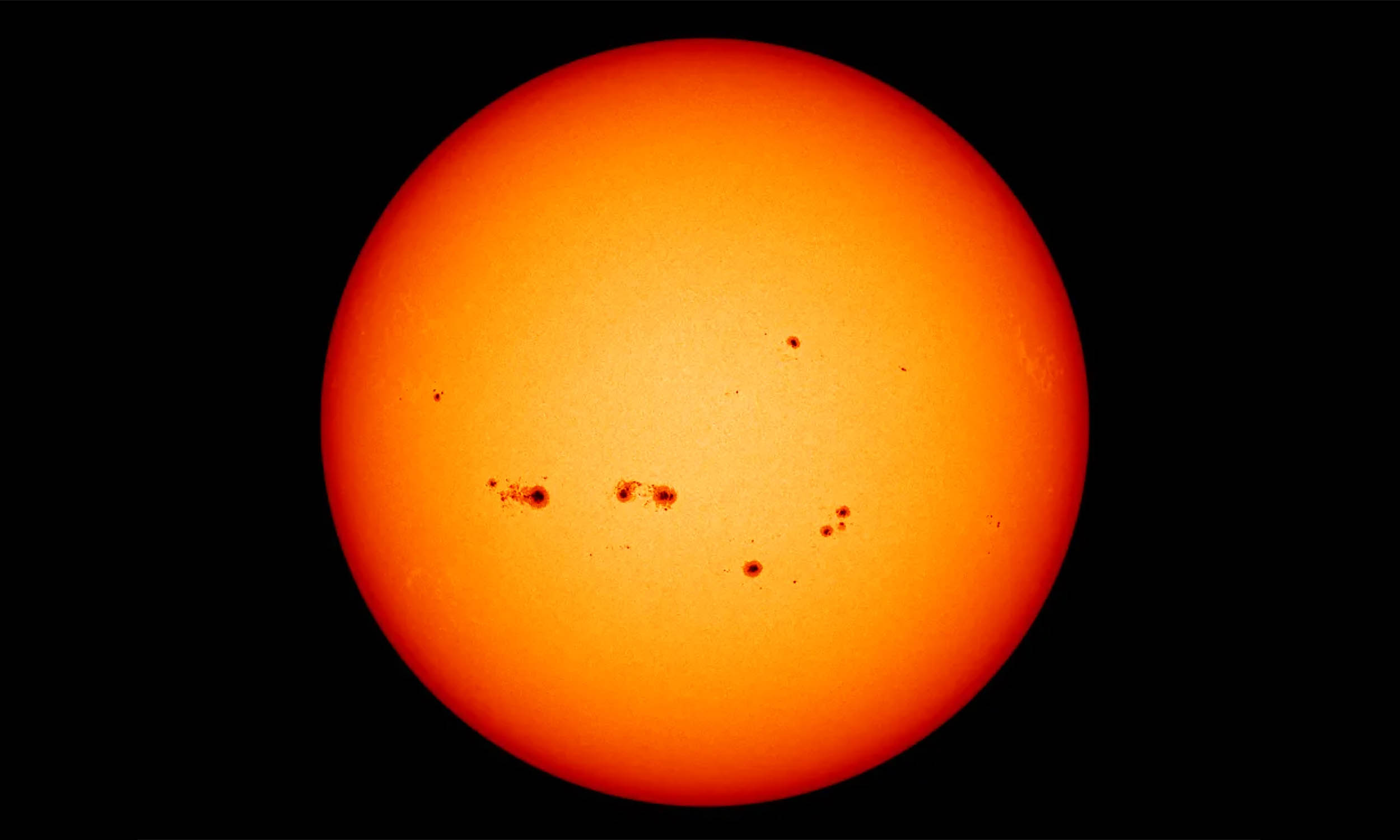 The Sun is covered with a record number of sunspots