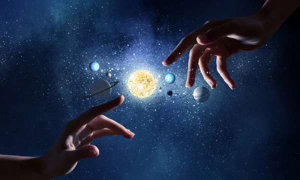 The creation of the universe as a divine act. Source: depositphotos.com