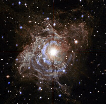 RS Puppis, one of the brightest Cepheids. Source: Wikipedia
