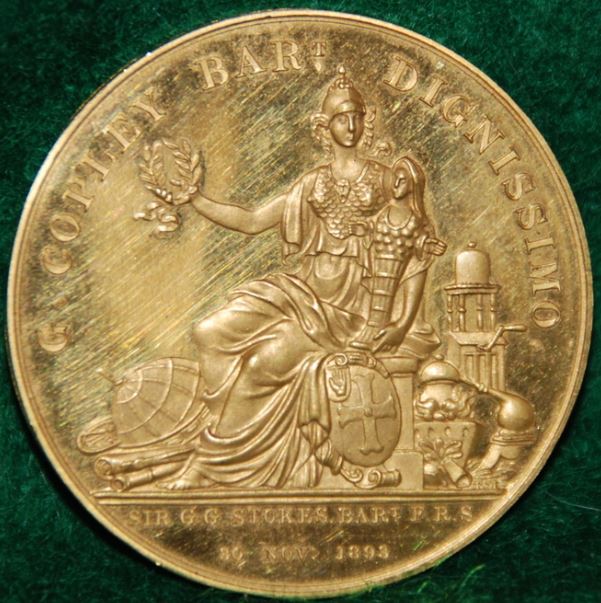 The Copley medal. Source: Wikipedia