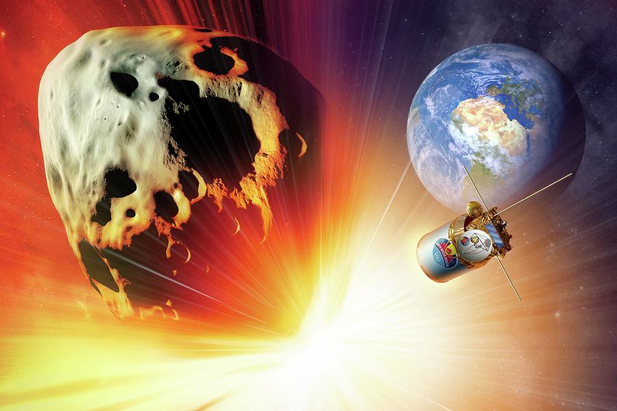 Nuclear blasts could effectively divert dangerous asteroids. 