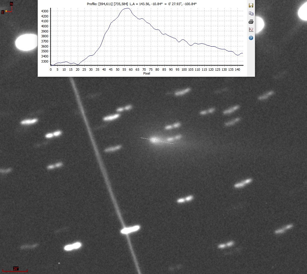 Disintegration of comet C/2024 S1 (ATLAS)