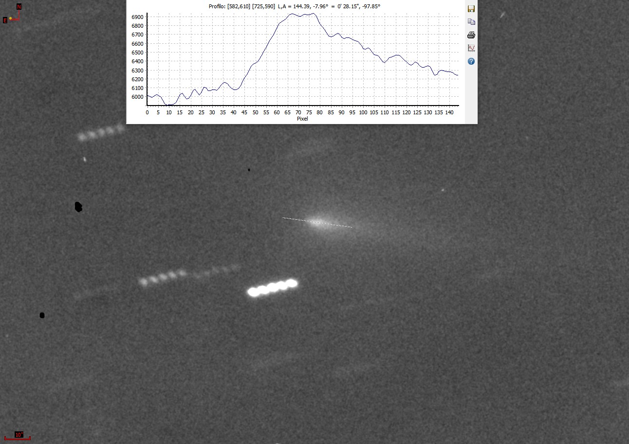 Disintegration of comet C/2024 S1 (ATLAS)