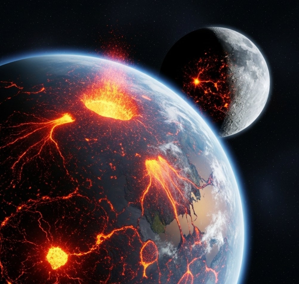 Moon Earth