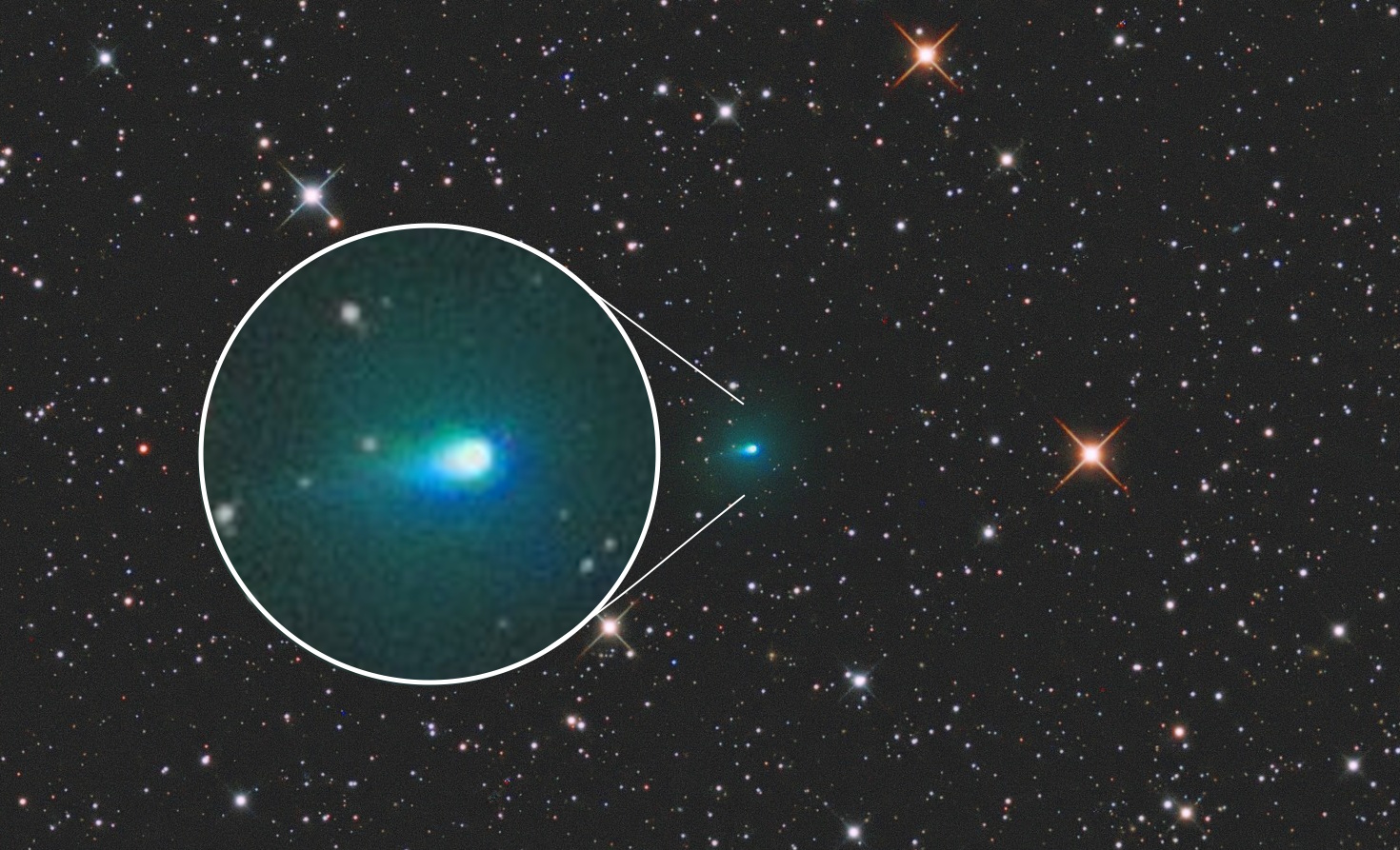 Interstellar comet 3I/ATLAS suddenly turned green