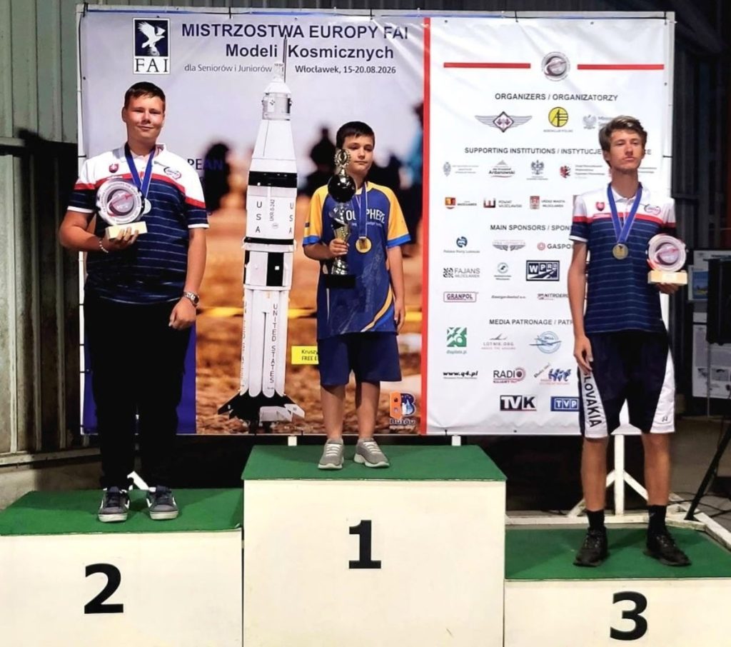 Матвій Державецький на п'єдесталі чемпіонату Європи