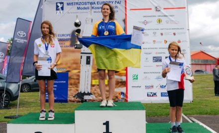 Надія Радченко на п'єдесталі чемпіонату Європи