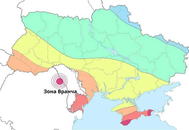 Сейсмічна мапа України