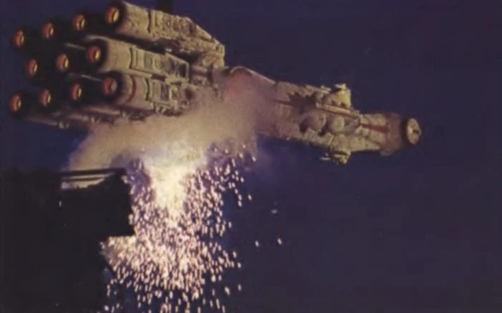 Зйомка вибуху для відкритної сцени Star Wars