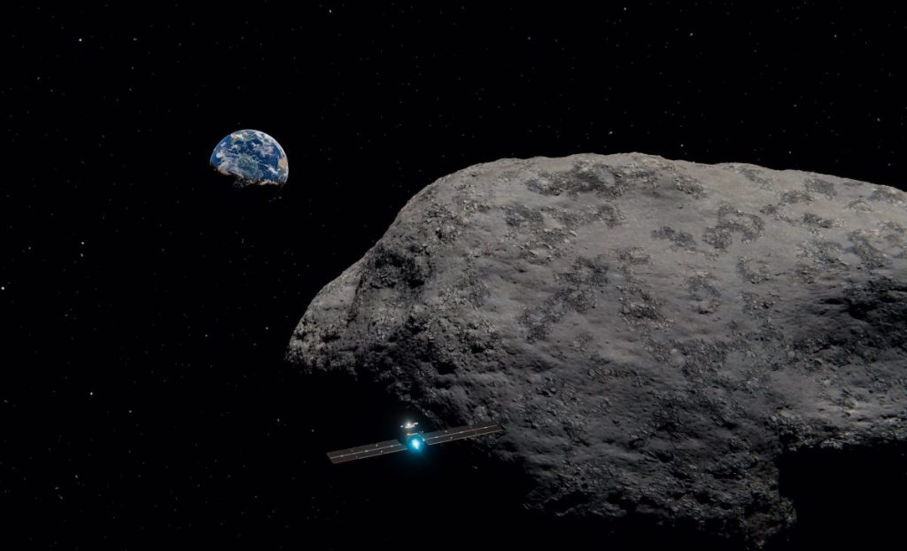 Художня ілюстрація космічного апарата DeepSpace-2 компанії AstroForge