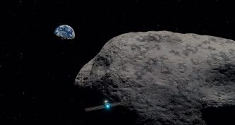 Художня ілюстрація космічного апарата DeepSpace-2 компанії AstroForge