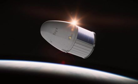 Художня ілюстрація космічного корабля Nyx компанії The Exploration Company.