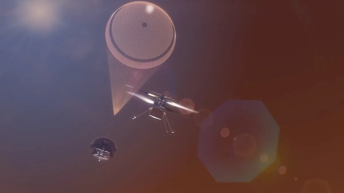 NASA helicopters will scan the Martian soil in search of ice