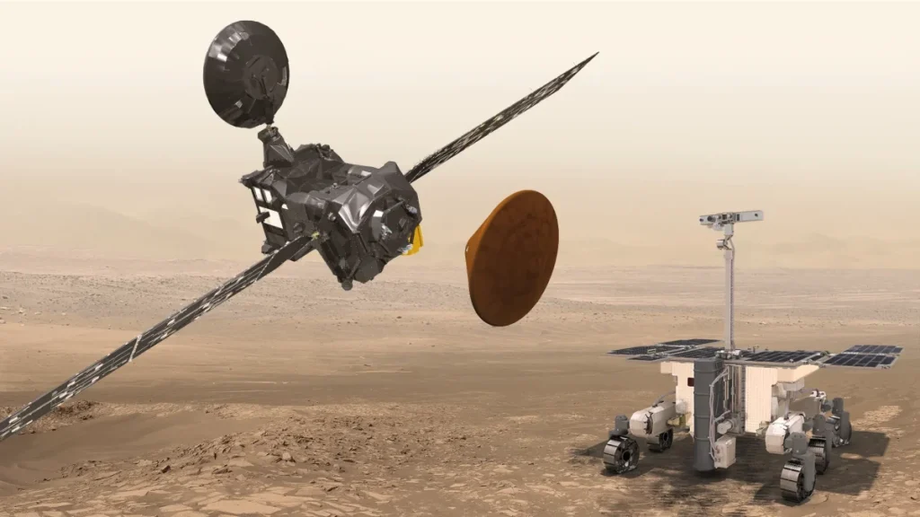 Зонд ExoMars Trace Gas Orbiter на орбіті Марса